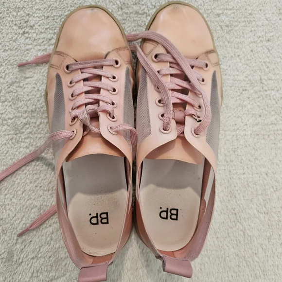 Pink Mesh Sneakers bp. Nordstrom Size 9 Pastel Girlhoodcore Preppy Athleisure - Picture 5 of 7